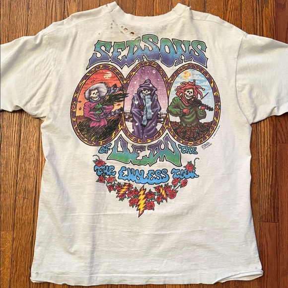 1993 Grateful Dead Vintage Single Stitch T-Shirt “The Endless Tour” - Picture 2 of 14